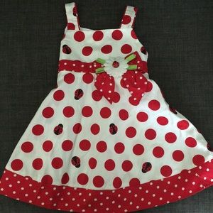 Ladybug dot dress